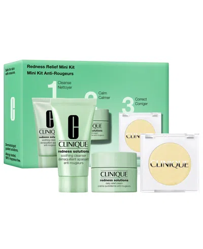 Clinique 3-pc. Redness Relief Skincare Set In Transparent