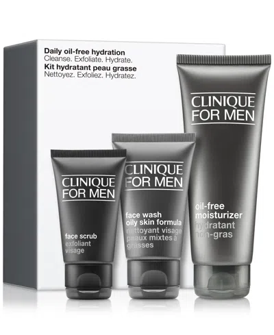 Clinique 3-pc. For Men Daily Hydration Skincare Set In No Color