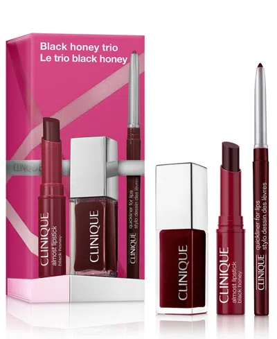 Clinique 3-piece Black Honey Trio Gift Set In Multi
