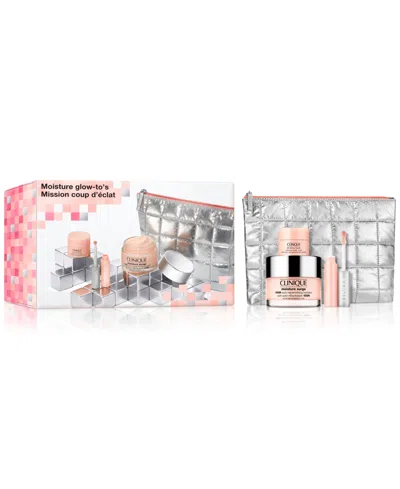 Clinique 4-pc. Moisture Glow-to's Skin Care & Makeup Gift Set In No Color