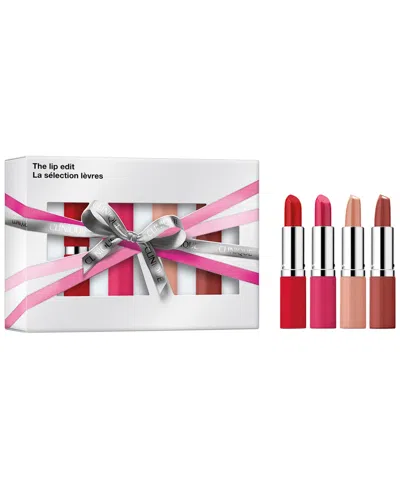 Clinique 4-piece The Lip Edit Lipstick Gift Set In Multi