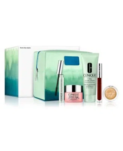 Clinique 6 Pc. Sunny Day Staples Set Only 45 With Any  Purchase A 180 Value In Stay Honey Wheat