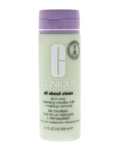 Clinique 6.7oz All About Clean All-in-one Cleansing Micellar Milk In Green
