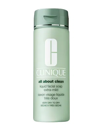 Clinique 6.7oz All About Clean Liquid Facial Soap - Extra Mild In Green