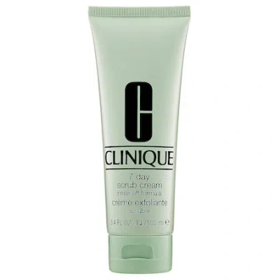CLINIQUE 7 DAY FACE SCRUB CREAM RINSE-OFF FORMULA 3.4 OZ/ 100 ML,47936