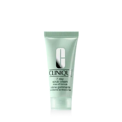 Clinique 7 Day Scrub Cream Rinse-off Formula In Transparent