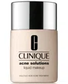 Clinique Acne Solutions Liquid Makeup Foundation, 1 Oz. In Flax