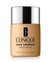 Clinique Acne Solutions Liquid Makeup Foundation In Wn  Cashew