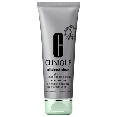 CLINIQUE ALL ABOUT CLEAN 2-IN-1 CHARCOAL FACE MASK + SCRUB 3.4 OZ/ 100 ML,2421774