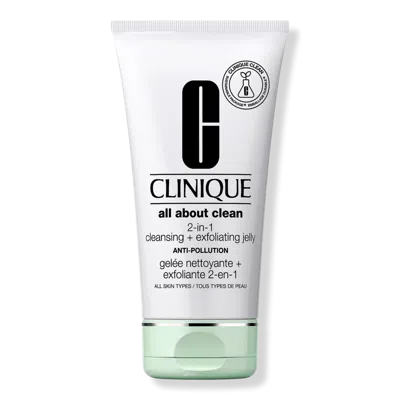 Clinique All About Clean 2-in-1 Face Cleansing + Exfoliating Jelly Cleanser With Salicylic Acid - 5.0 oz