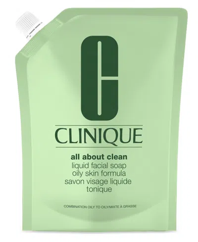 Clinique All About Clean Liquid Facial Soap, 13.5 Oz. In Green