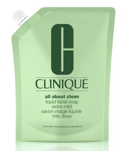 Clinique All About Clean Liquid Facial Soap, 13.5 Oz. In Green