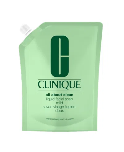 Clinique All About Clean Liquid Facial Soap Cleanser, 13.5 Oz. In Green