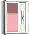 Clinique All About Shadow Duo Eyeshadow, 0.12 Oz. In Strawberry Fudge