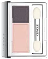 Clinique All About Shadow Duo Eyeshadow, 0.12 Oz. In Uptown,downtown