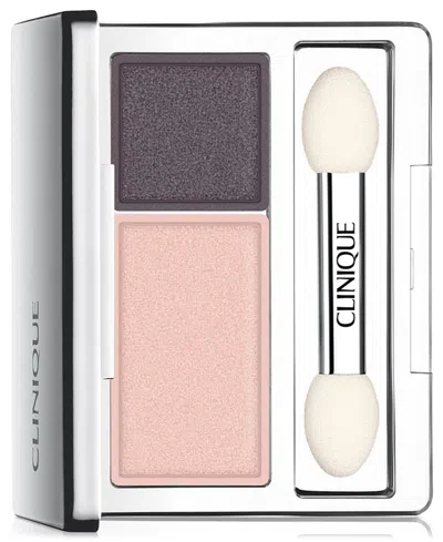 Clinique All About Shadow Duo Eyeshadow, 0.12 Oz. In Uptown,downtown