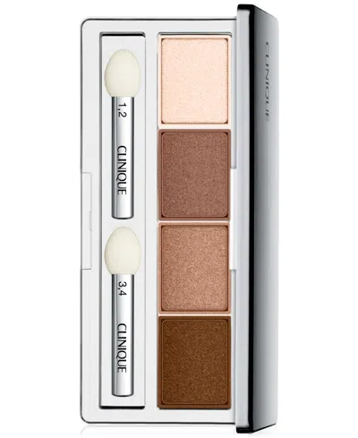 Clinique All About Shadow Eyeshadow Quad, 0.16 Oz. In Teddy Bear