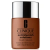 CLINIQUE ANTI-BLEMISH SOLUTIONS LIQUID MAKEUP WITH SALICYLIC ACID 30ML (VARIOUS SHADES) - WN 125 MAHOGANY