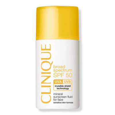 Clinique Broad Spectrum Spf 50 Mineral Sunscreen Fluid For Face