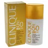 Clinique Broad Spectrum Spf 50 Mineral Sunscreen Fluid For Face By  For Women - 1 oz Sunscreen