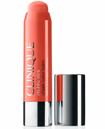 Clinique Chubby Stick Cheek Color Balm Cream Blush, 0.21 Oz. In Orange