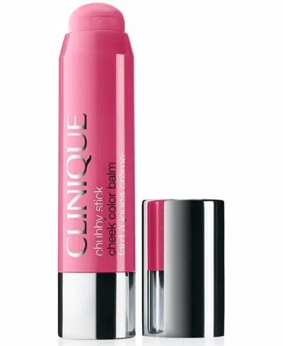 Clinique Chubby Stick Cheek Color Balm Cream Blush, 0.21 Oz. In Pink