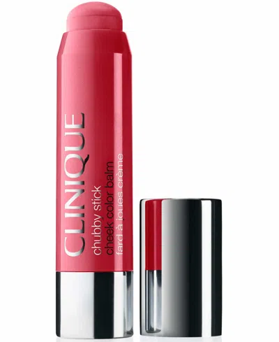 Clinique Chubby Stick Cheek Color Balm Cream Blush, 0.21 Oz. In Red