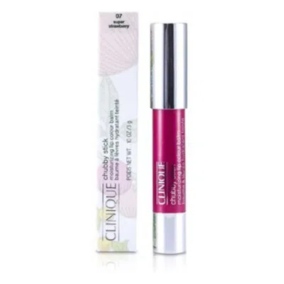 Clinique / Chubby Stick Moisturizing Lip Colour Balm 07 Super Strawberry .1 oz In Red