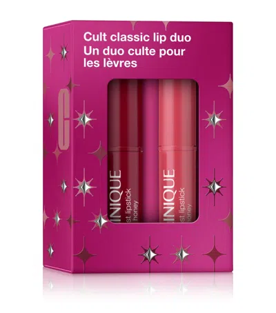 CLINIQUE CULT CLASSIC LIP DUO: ALMOST LIPSTICK HONEY GIFT SET
