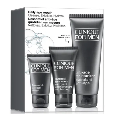 Clinique Daily Age Repair Skincare Gift Set For Men In White