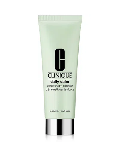 Clinique Daily Calm Gentle Cream Face Cleanser 4.2 Oz. In Green