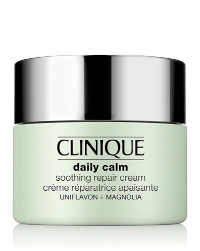 Clinique Daily Calm Soothing Repair Face Cream 0.5 Oz. In Green