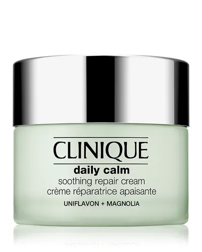 Clinique Daily Calm Soothing Repair Face Cream 1.7 Oz. In Green