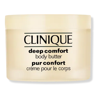 Clinique Deep Comfort Body Butter Cream With Shea Butter