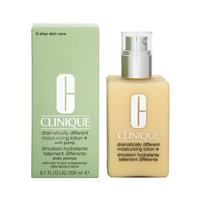 Clinique , Dramatically Different Lotion+, Fragrance Free, Moisturizing, Day & Night, Lotion, For Fac In Brown
