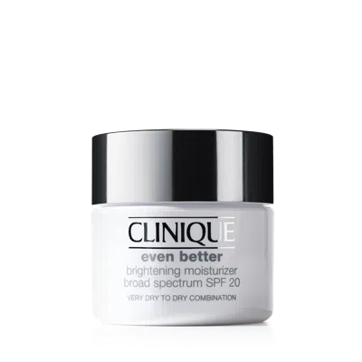 Clinique Even Better Brightening Moisturizer Spf 20 In Transparent