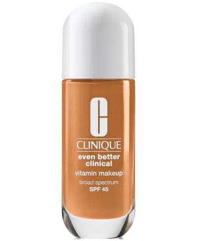 Clinique Even Better Clinical Vitamin Makeup Foundation Spf 45 In Shade 19 Medium Deep Warm 1