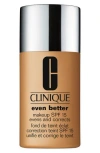 Clinique Even Better Makeup Broad Spectrum Spf 15 Foundation Wn 100 Deep Honey In 100 Deep Honey