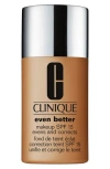 Clinique Even Better Makeup Broad Spectrum Spf 15 Foundation Wn 120 Pecan In 120 Pecan