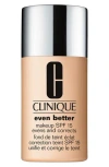 Clinique Even Better Makeup Broad Spectrum Spf 15 Foundation Cn 40 Cream Chamois In 40 Cream Chamois