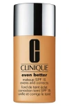 Clinique Even Better Makeup Broad Spectrum Spf 15 Foundation Wn 94 Deep Neutral In 94 Deep Neutral