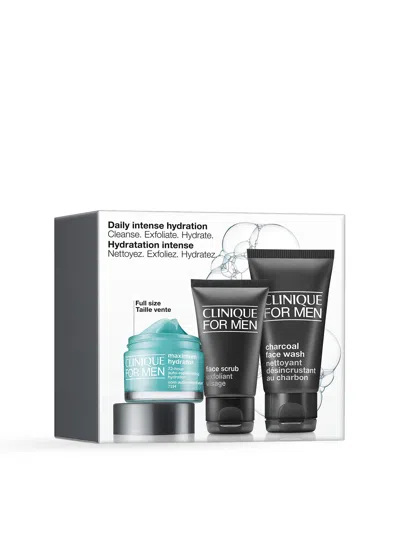 Clinique For Men Daily Intense Hydration Gift Set In Black