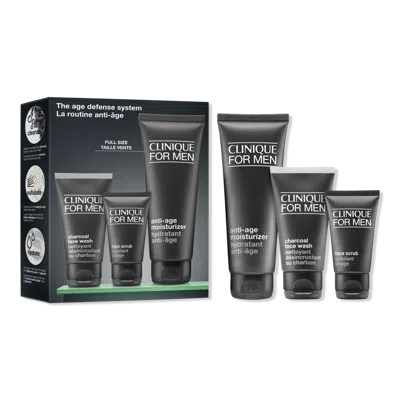 Clinique For Men: The Age Defense System Anti-aging Skincare Set
