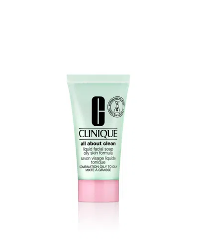 Clinique Free  All About Clean Cleanser With Any $75  Purchase. In Transparent