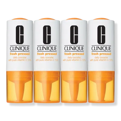 Clinique Fresh Pressed Daily Booster With Pure Vitamin C 10% - 4 Ct