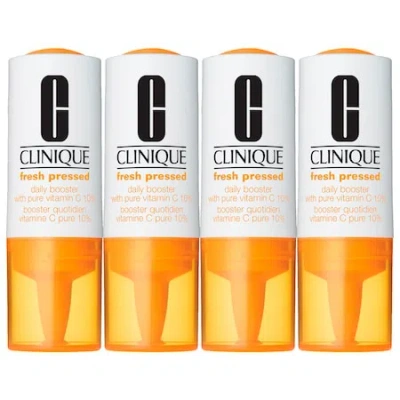 Clinique Fresh Pressed Daily Booster With Pure Vitamin C 10% 4 Count - 0.29 oz/ 8.5 ml