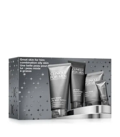 Clinique Great For Him:  For Men Set For Dry Combination Skin (worth £116)