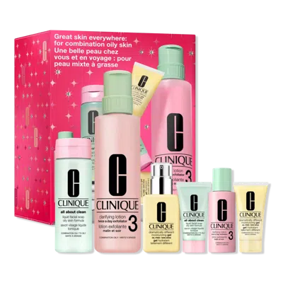 Clinique Great Skin Everywhere Skincare Gift Set For Combination Oily Skin