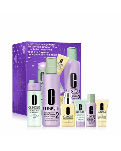Clinique Great Skin Everywhere Skincare Set For Dry Combination Skin ($120 Value)