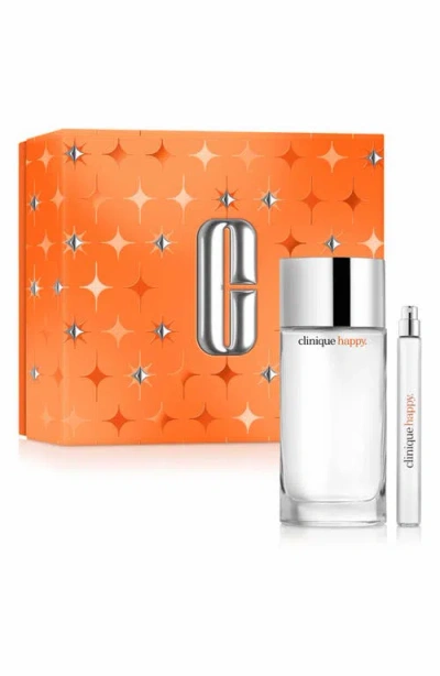 Clinique Happy Couple Perfume Gift Set $140 Value In Transparent